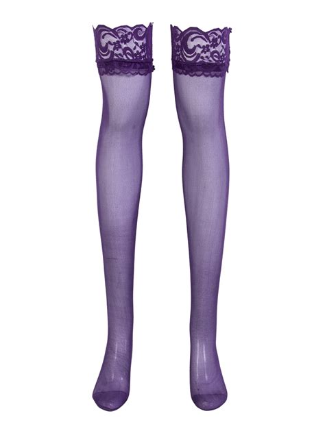 wassery women beauty sheer mesh lace stay up hold ups pantyhose long thigh high stocking