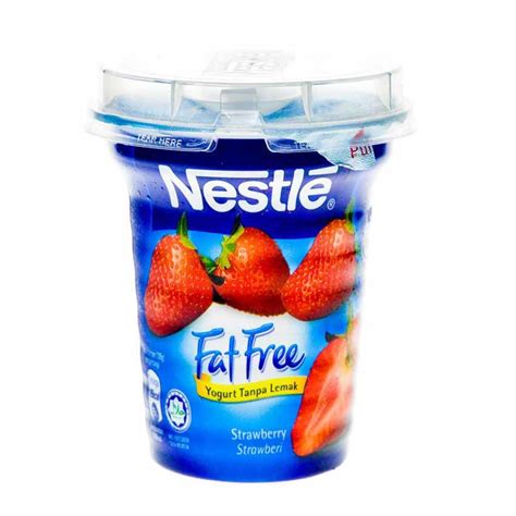 Nestle Nesvita 0fat Yogurt Strawberry 125g Citimart