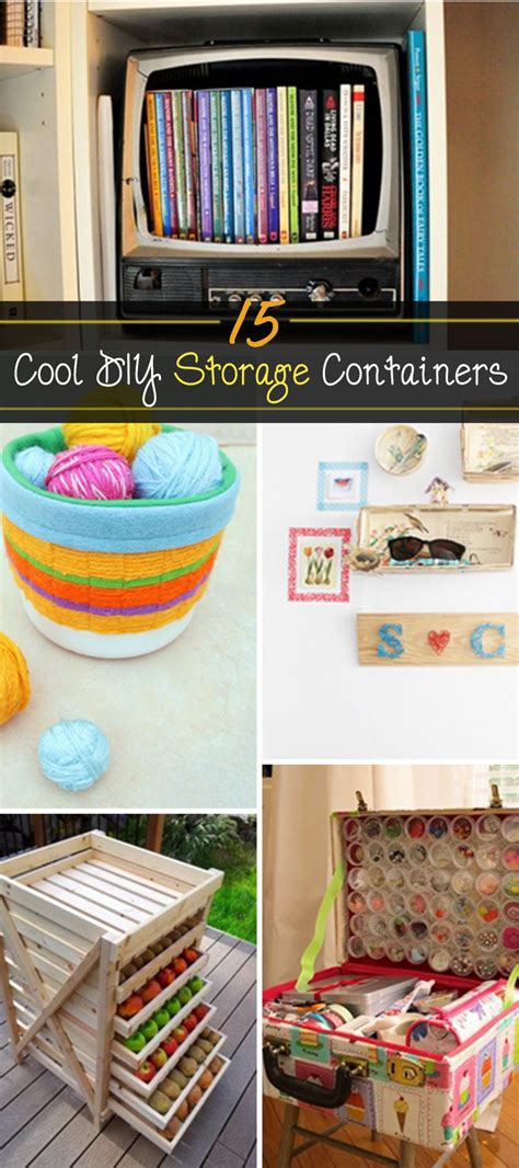 15 Cool Diy Storage Containers Hative