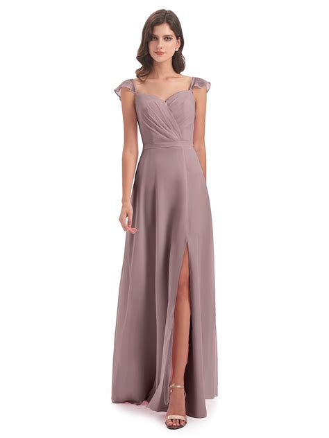 2022 Trending Vintage Mauve Bridesmaid Dresses Cicinia
