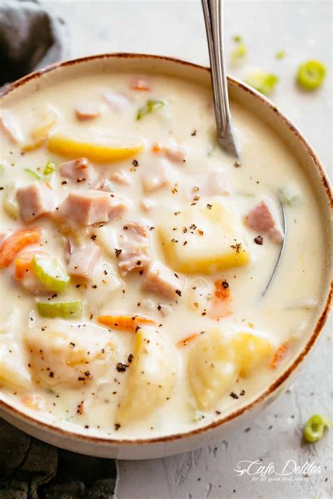 Deliciously Creamy Ham And Potato Soup Is Easy To Make And Perfect To