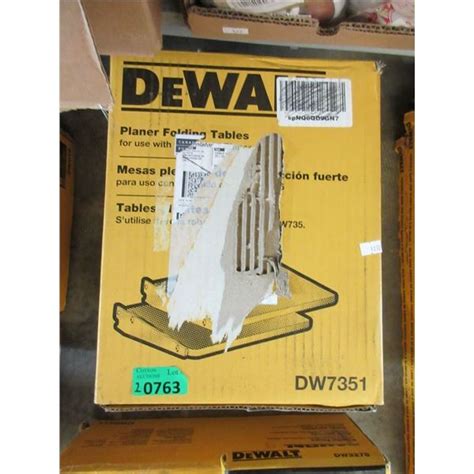 Dewalt Dw7351 Planer Folding Tables