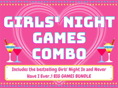 Girls Night Games Girls Night Games Bundle Online Party Birthday Games