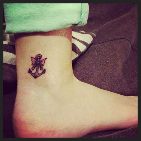 Pretty And Girly Anchor Bow Tattoo Bow Tattoo Tattoos Ink Tattoo