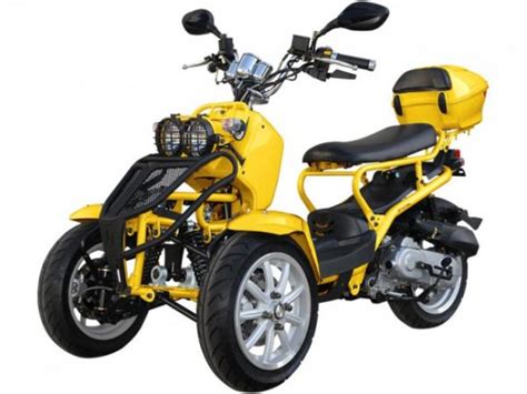 Trike 50cc 3 Wheel Scooter Moped Trike Scooter For Sale Motorcycles