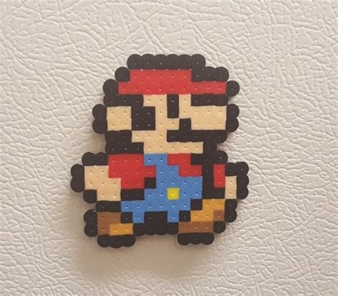 Small Mario Perler Portrait Art Objects Art And Collectibles