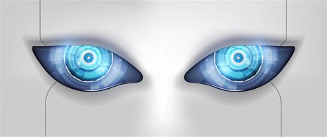 Eye Of The Robot Futuristic Hud Interfacevector Illustration 1777858