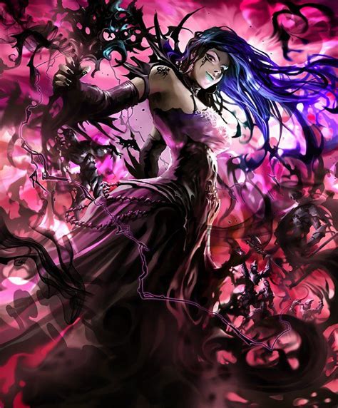 Card Shadow Witch Anime Art Fantasy Fantasy Character Design