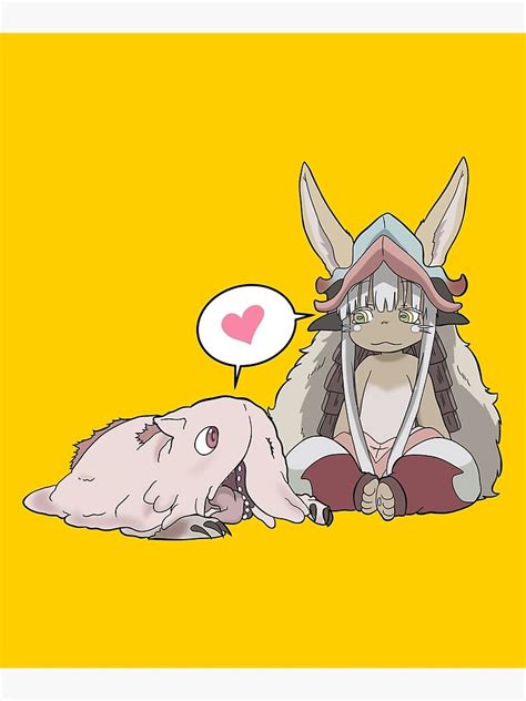 Made In Abyss Mitty And Nanachi Mounted Print For Sale By Dukestamina