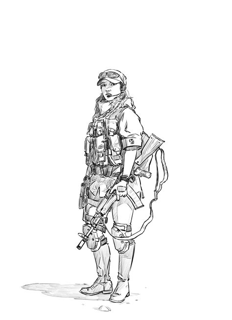 10 Best For Military Female Soldier Drawing Karon C Shade