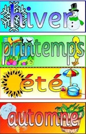 Seasons downloadable posters - gratuit! by carlani | French worksheets
