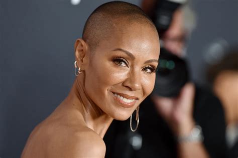 jada pinkett smith shares glowing selfie for bald is beautiful day