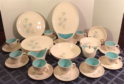 Mcm 1960s Taylor Smith Taylor Ever Yours Boutonniere 62 Piece Dish Set Excellent Ebay Mid