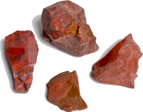 Shale the rock that is quickly transforming the energy industry. Red Jasper - This fine grained stone contains the iron ore ...