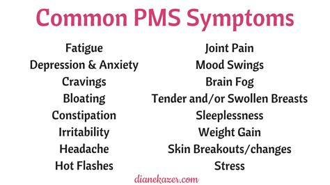 Common Pms Symptoms Chi Holistic Health Institute