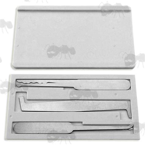 Check spelling or type a new query. Credit Card Case Lock Picks - 5 Piece Pick and Tension Wrench Set