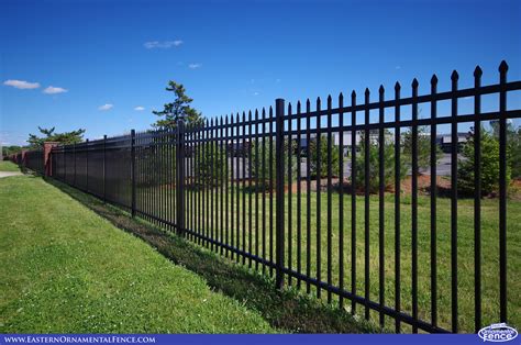 Industrial Commercial Grade Aluminum Fencing Installation