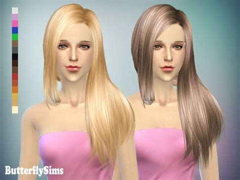 Sims 4 Hairs Simiracle Wings Oe0111 Hair Retextured