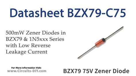 Bzx79 75v 500mw Zener Diode Datasheet