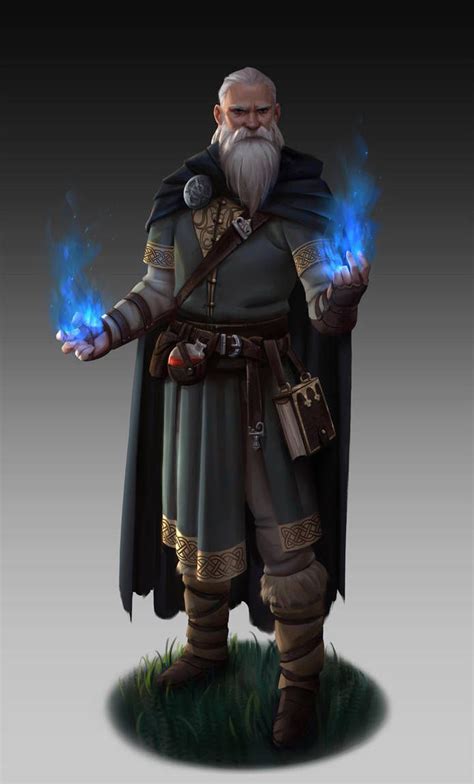 Mage By Nathanparkart Fantasy Wizard Character Art Dungeons And