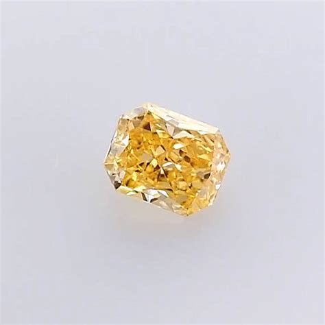 107 Carat Fancy Intense Yellow Orange Diamond Radiant Shape Vs2