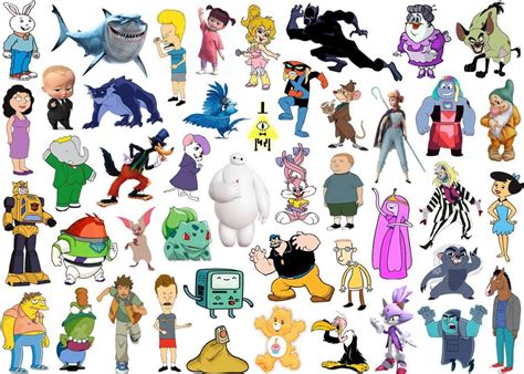 Click The B Cartoon Characters II Quiz By Ddd