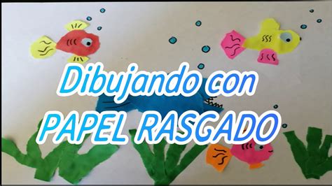 Imagenes De Dibujos Con Papel Rasgado Hagamos Obras De Arte Con La