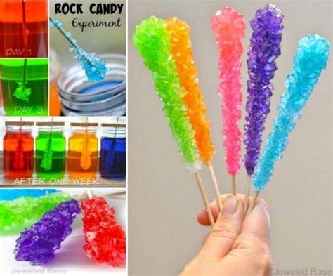 To start to make your own rock candy, tie the yarn to the pencil or butter knife. DIY Rock Candy Pictures, Photos, and Images for Facebook ...