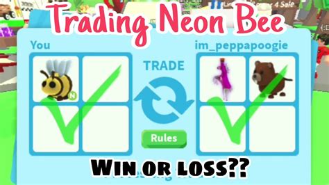 Trading Neon Bee What People Trade For Neon Bee Neon Bee Worth