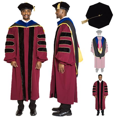 University Of Minnesota Doctoral Regalia Set Doctoral Gown Phd Hood