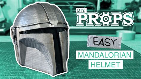 Here's an easy diy mandalorian helmet made entirely out of cardboard and duct tape (and a tiny i made the mandalorian helmet, this is the way. Easy Cardboard MANDALORIAN Helmet | DIY Props - YouTube