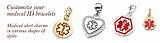 Sterling Silver Medical Id Charms Images