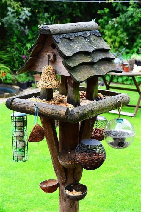 25 Diy Decorative Bird House Bird Feeders Bird Feeder Station Bird