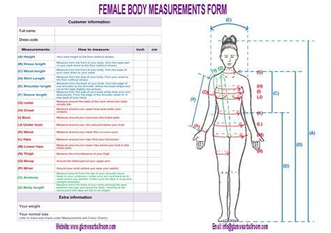 body measurements worksheet body form | What do you need: | Sewing measurements, Body ...
