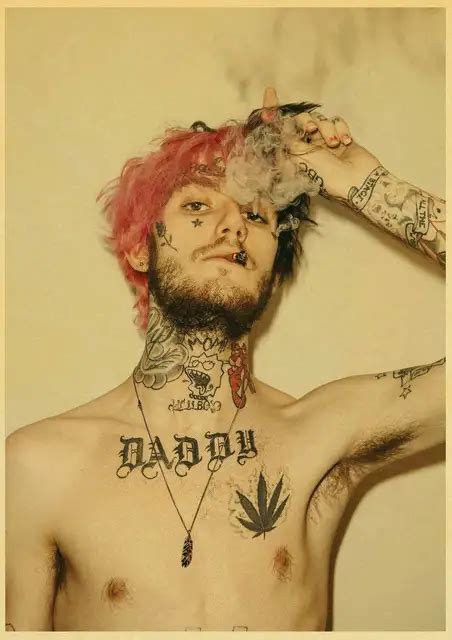 Lil Peep Come Over When Youre Sober Pt1 Hip Hop Cover Art Poster Kraft