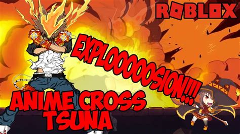 X Burner Tsuna Anime Cross Roblox Ibemaine Youtube