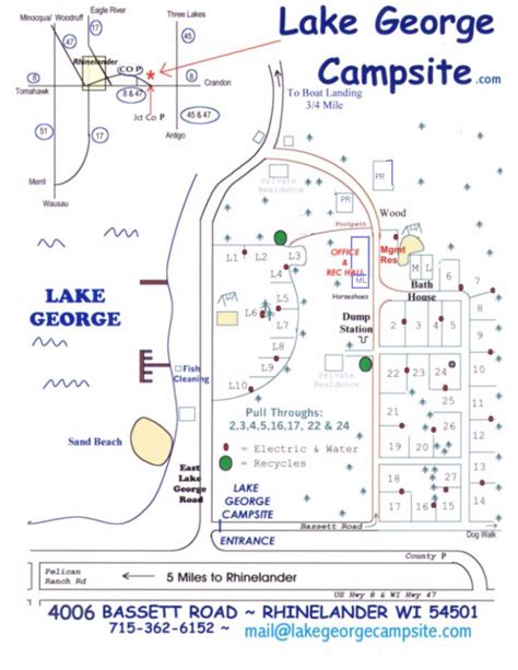 Lake George Campsite Rhinelander Wi Roverpass