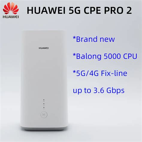Original Huawei 5g Cpe Pro 2 H122 373 5g4g Hotspot Wifi 6 Plus Nsa Sa