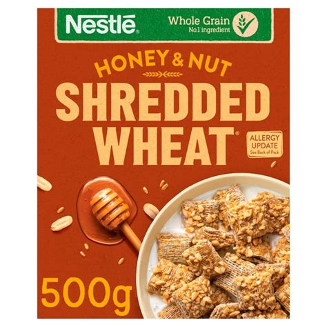 Morrisons Nestle Shredded Wheat Honey Nut Cereal 500gproduct Information