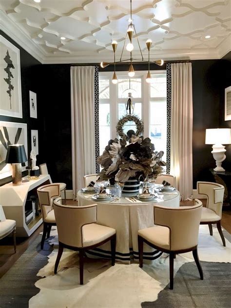50 Stylish And Elegant Dining Room Ceiling Design Ideas In Modern Homes
