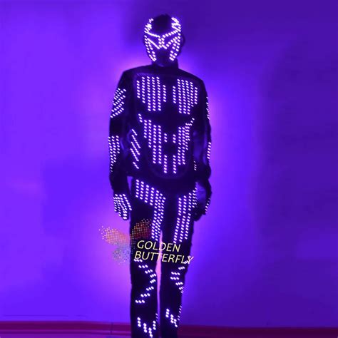 Led Suits Luminous Costumes Glowing Led Clothing 2017 Hot Fashion Show Men Led Pants Dance