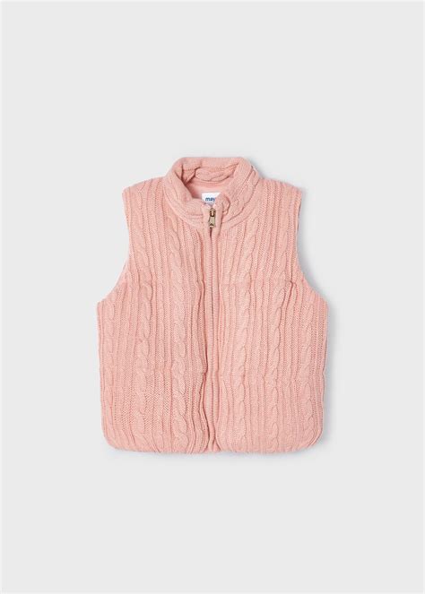 Girl Quilted Tricot Gilet Mayoral