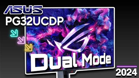 Asus 240hz480hz 32 Dual Mode Oled Teased Rog Swift Pg32ucdp 4k Gaming