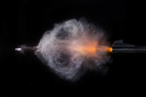 High Speed Ballistics Photography Pistols