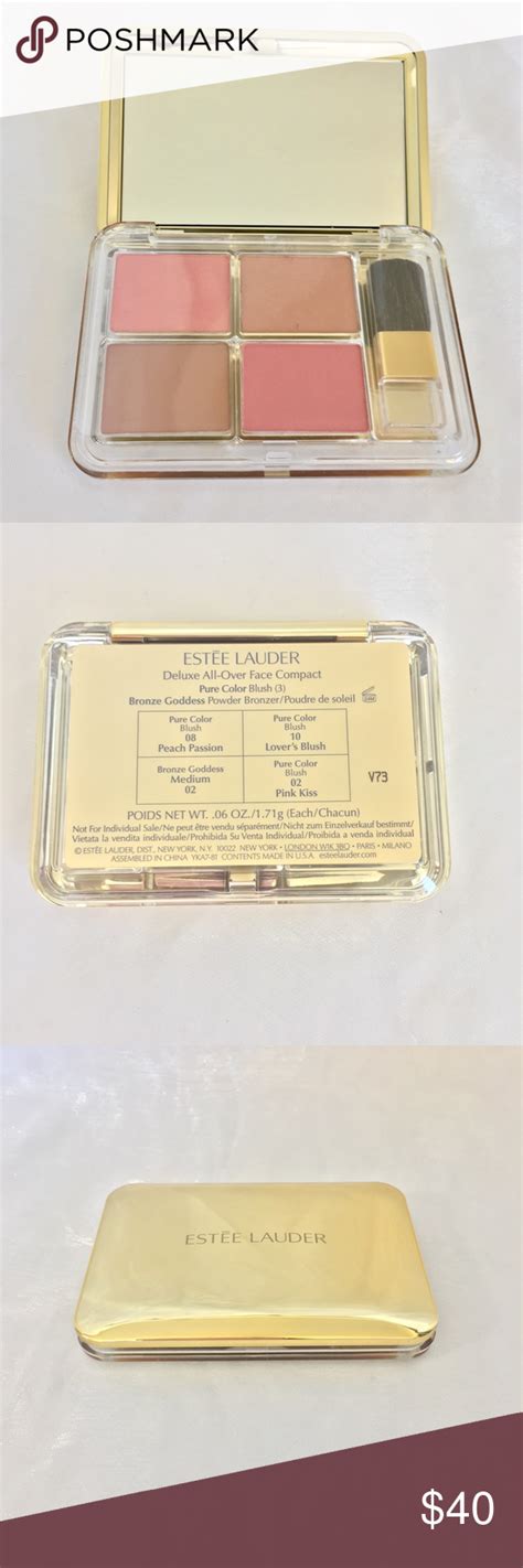 ESTEE LAUDER Deluxe All Over Face Compact NWT With Images Estee