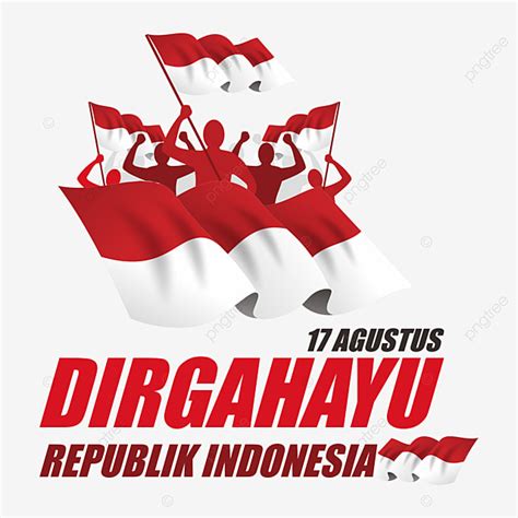 Hut Ri Dan Logo Hari Kemerdekaan Indonesia 17 Agustus Vektor Images