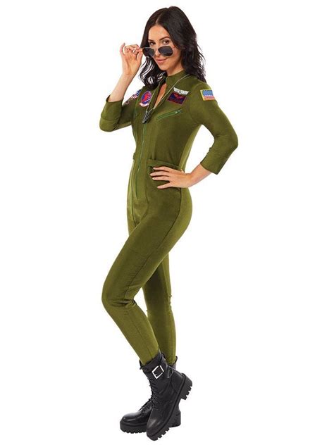 Top Gun Jumpsuit Adult Costume Party Delights