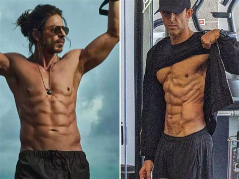 Funny Reply Shah Rukh Khan Gave When People Compared His Physique To Hrithik Roshan News