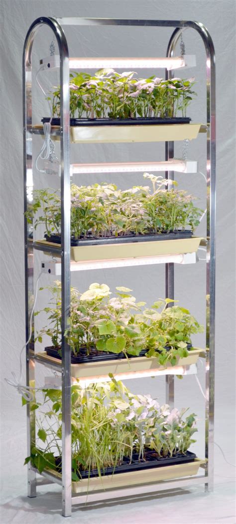 Your idea of an indoor garden might be a few houseplants scattered. Value Line Stands - Indoor Gardening Supplies | Indoor gardening supplies, Aquaponics, Seed starting