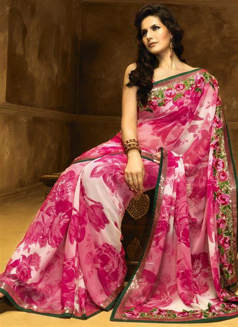 Indian sari or saree for stylish Women ~ Latest fashion designs for ...